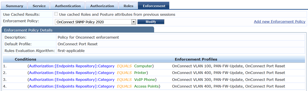 ClearPass OnConnect Configuration – Solutions Tech Lab